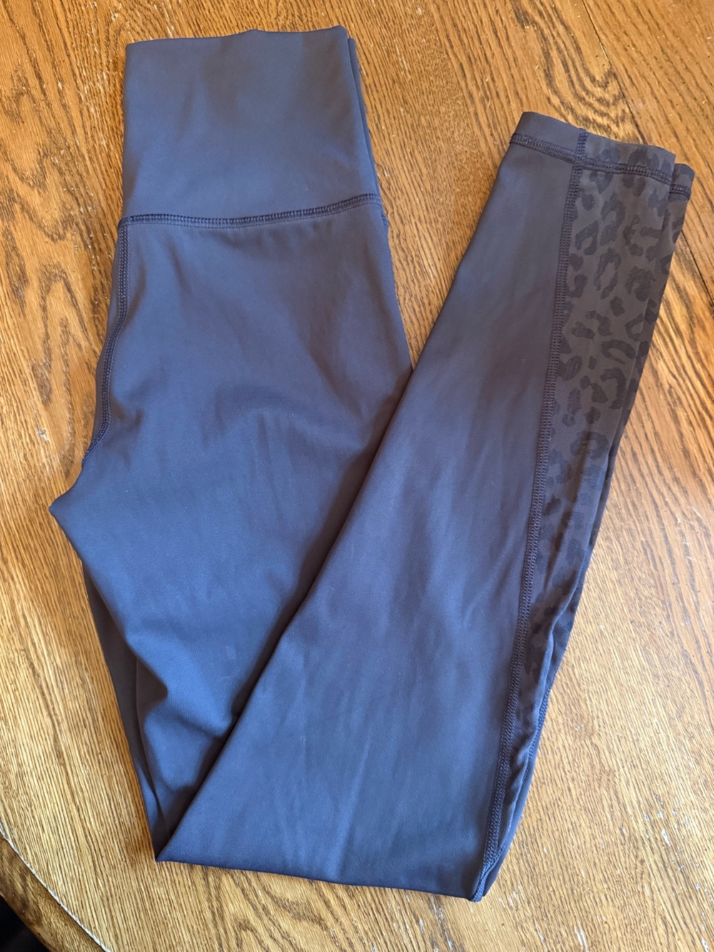 Aerie Black Active Leggings Leopard